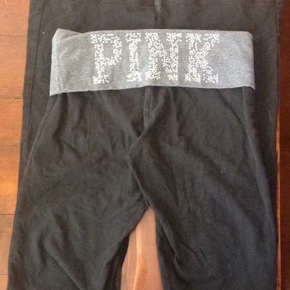 PINK Victoria's Secret Pants - 🌟 Victoria's Secret PINK yoga pant gem black